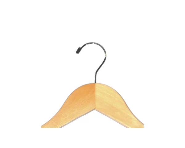 Ganchos De Madera Color Natural Con Pinzas Para Ropa 25 Pzas - Image 2