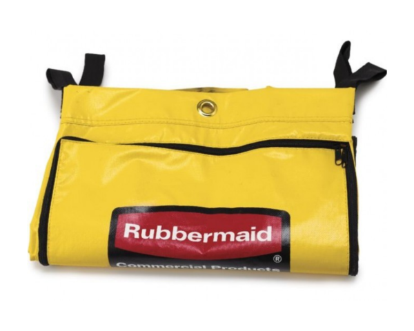 Bolsa De Vinilo Con Cierre Para Carro De Limpieza Rubbermaid, 34 Gal - Image 3
