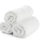 Toalla Facial Blanca 100% Algodón 30 x 30 cm, 10 piezas