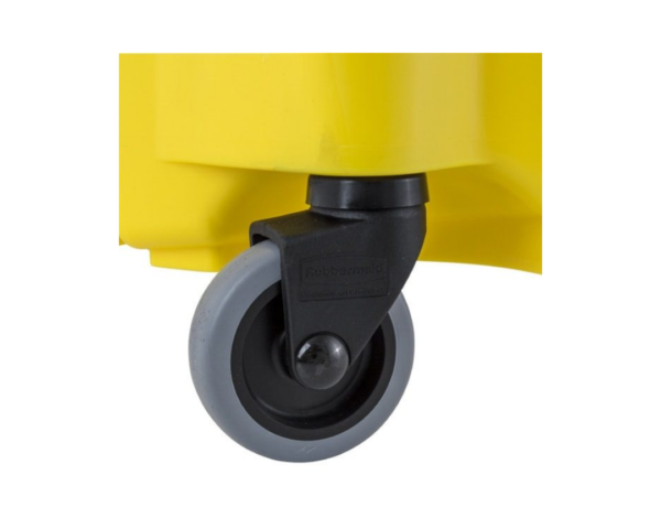 Cubeta Con Exprimidor De Presión Amarillo Rubbermaid - Image 3