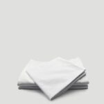 Juego de Sábanas Hoteleras Blancas Lisas, Matrimonial, 250 Hilos, 40% Poliéster / 60% Algodón