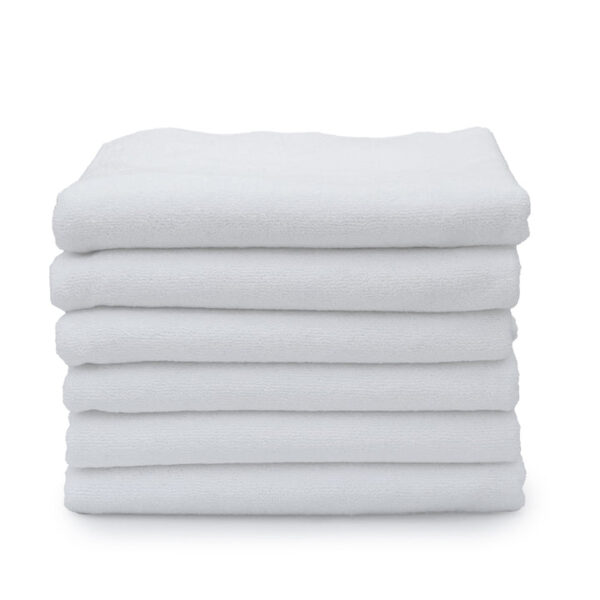 Tapete para Baño Blanco Liso 50X75 300 gramos 100% Algodón, 30 piezas. - Image 2